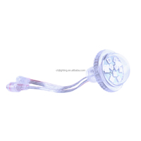 Éclairage LED RVB étanche pour manèges de fête foraine DC24V, type cabochon 45mm, pour l'amusement et les événements