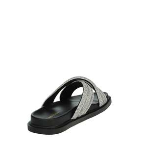 Sandalias Planas Laura Biagiotti Donna Negras de Tacón Bajo para Mujer - Product Image 3