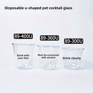 Gobelet jetable transparent en PET pour boissons froides, style américain, pour cocktails infusés à la bière artisanale, café, glace, personnalisable - Product Image 4