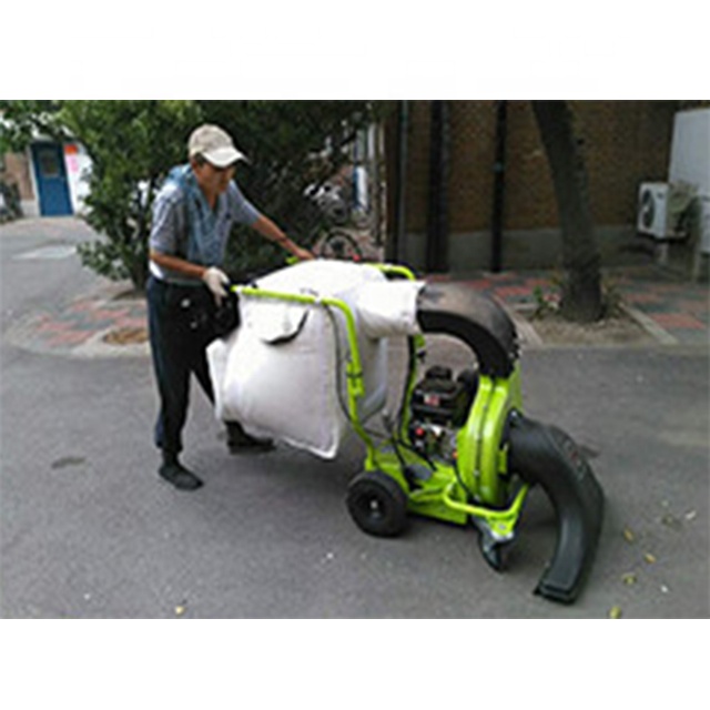 Manual road leaf suction machine golf course garbage sweeper pneumatic foliage collector