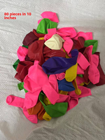 144 ballons gonflables en latex multicolores brillants de 12 pouces, cartes de vœux de Noël en papier, vente en gros personnalisée en usine