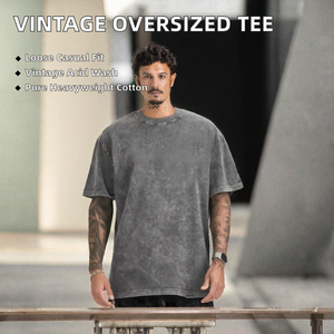Men's <b>Oversized</b> Tie Dye Cotton T-<b>Shirt</b> Short Sleeve O-Neck Casual Solid Color Jersey Knit Blank Design - Product Image 2