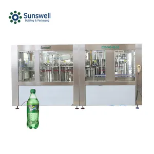 Sunswell High Performance Soda Sparkling Carbonated Soft Drink Energy Spirit PET Bottle CSD Filling Machine
