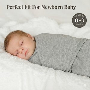 Newborn Cotton <strong>Baby</strong> Swaddle Sleeping Bag, Soft Breathable Anti-Kick Swaddle Wrap for Hospital &amp; Home - Product Image 2