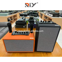 XINMING LS-201A LS-202 Enceinte professionnelle avec deux microphones portatifs, petite enceinte active pour karaoké familial