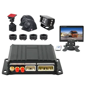 4ch Taxi Car Ahd 1080p Million Pixels Double Carte Sd 24 Heures Mobile Dvr 4g IPC Gps Wifi Mdvr