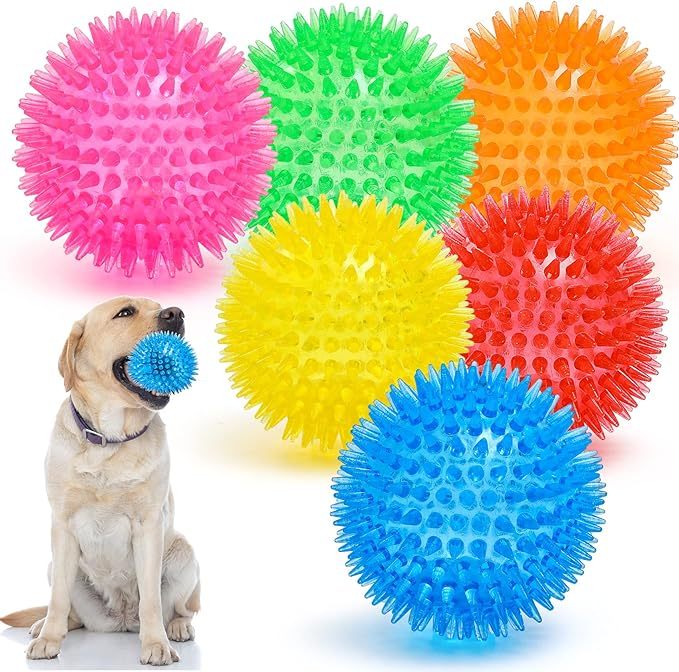 3 5 Squeaky Dog Toy Balls