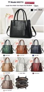 女性用大容量ソフトカスタマイズレザーハンドバッグ新しいファッショナブルなショルダーバッグとクロスボディバッグママ用 - Product Image 6