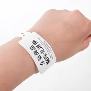 Kompatible Krankenhaus Patienten identifikation Armband druck Medical ID Armbänder Armband Rollband