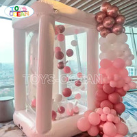 TOYS-OCEAN X-4416 Cabine de jeu gonflable commerciale en PVC pour attraper l'argent avec kit de réparation gratuit