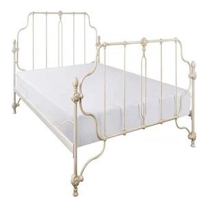 Can Be Customized French Net <strong>Red</strong> Simple Metal Iron <strong>Frame</strong> <strong>Bed</strong> - Product Image 2