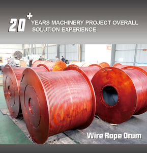 Tambor de cable de grúa personalizado Yogie, tambor de cable grande de acero de fundición de forja resistente - Product Image 2