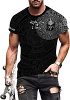 T-shirts pour hommes à bas prix Aztec Design Vêtements pour hommes à manches courtes T-shirts graphiques