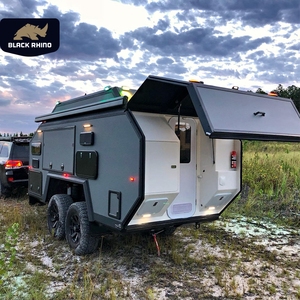 Caravana de Lujo Híbrida <span class=keywords><strong>para</strong></span> Acampar Fuera de la Red, Remolque Cómodo de Bajo Costo <span class=keywords><strong>para</strong></span> RV, <span class=keywords><strong>Caravanas</strong></span>, Karavanlar, Remolque de Caravana Híbrida <span class=keywords><strong>para</strong></span> Acampar en Terrenos Difíciles - Product Image 2