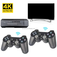 Console de jeu X2 Game Stick 4K TV, console de jeu vidéo rétro classique HD pour la famille, multi-jeux avec manette sans fil