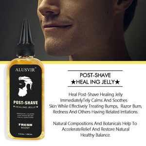 Gel après-<span class=keywords><strong>rasage</strong></span> biologique pour hommes, soin de la barbe avec marque privée, <span class=keywords><strong>baume</strong></span> après-<span class=keywords><strong>rasage</strong></span> nourrissant aux propriétés hydratantes et apaisantes - Product Image 5