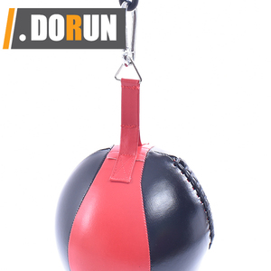 Bolsa de doble extremo de estilo mexicano de cuero MMA Muay Thai Training Punching Dodge Striking Bag <span class=keywords><strong>Kit</strong></span> con cadena colgante giratorio - Product Image 2