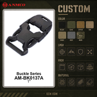 Fabricant de boucles : Ensemble de boucles à dégagement rapide pour porte-plaques tactique, gilet Molle, adaptateurs de ceinture latérale Molle et boucles de ceinture latérale Molle