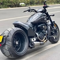 Jianshe1 King Wolf 800 800cc Cruiser : Pneu large de 360 mm et style musclé agressif
