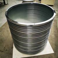 Tambor de pantalla de presión de acero inoxidable para fabricación de pulpa de papel