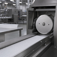Lame de découpe circulaire en acier inoxydable OEM, lame dentelée pour machines à découper la viande et la volaille
