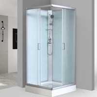 Cabine de douche de luxe Zhejiang de 900 cm de longueur, étanche, avec plateau en ABS pour salle de bain