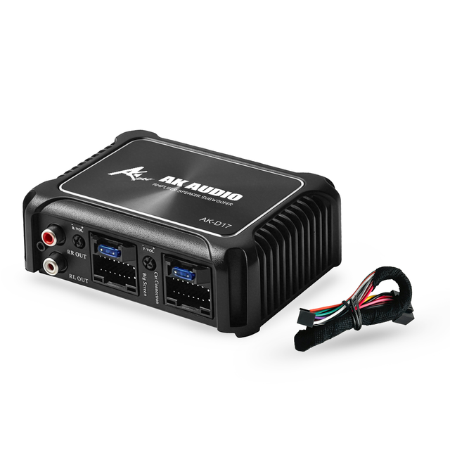 AK-D17DSP Car Amplifier Class AB 2Ω Stable 4x60W RMS Full Range Digital Sound Processor for Subwoofer System