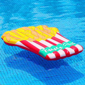 Matériel PVC imperméable de haute qualité, motif personnalisable, flotteur gonflable en forme de <span class=keywords><strong>frites</strong></span> pour piscine, plage et parc aquatique - Product Image 4