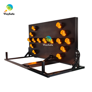 Pannello Direzionale Pieghevole Portatile da 1500*750mm con 15 LED per Controllo del Traffico, Montato su Camion - Product Image 2