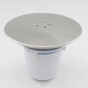Drenaje de Piso de Baño de Plástico Emergente Moderno y Simple en Color Negro Plateado, Dispositivo de Drenaje para Toda la Casa para Cuarto de Ducha - Product Image 1