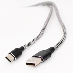 Cáp sạc nhanh USB sang Type C 3A, vỏ kim loại bện nylon, khắc logo <span class=keywords><strong>laser</strong></span> miễn phí, bán buôn, dành cho <span class=keywords><strong>Samsung</strong></span>/Mi/TECNO/Google - Product Image 5