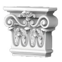 Pilastre cannelé en Pu colonne romaine panneau décoratif matériau écologique dur stable pour villas et hôtels modèles personnalisés