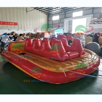 Tube remorquable volant gonflable 6 bateau de ski nautique chaise longue de sport nautique pratique pour les aventures nautiques