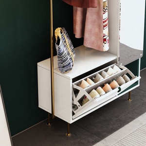 Luxury Living Room Furniture Convertible Mirrored <strong>Coat</strong> <strong>Rack</strong> Design Modern <strong>Storage</strong> Display <strong>Shoe</strong> <strong>Racks</strong> - Product Image 4