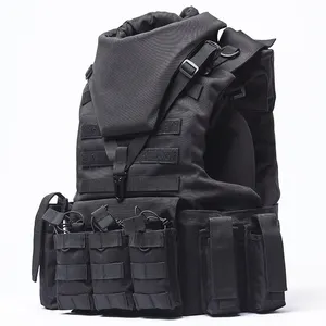 Tactische Webbing Full Body Plates <span class=keywords><strong>Vest</strong></span> Molle Modulaire Operator Plaatdrager Volledig Beschermend Veiligheids Tactisch <span class=keywords><strong>Vest</strong></span> - Product Image 4