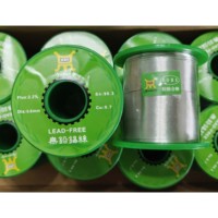 Fil à souder écologique XHT pour montage de circuits imprimés de jouets, 0,8 mm, sans plomb, à base de colophane Sn99.3 Cu0.7