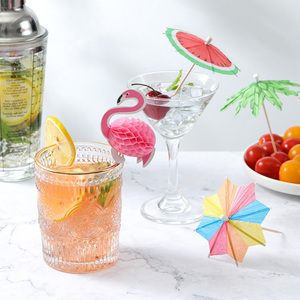 NEWELL personalizzato bevanda carta nazionale bandiere ombrelli bastoni stuzzicadenti con legno stuzzicadenti per festa decorazione Cupcake - Product Image 5