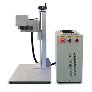 Marcatore laser cnc a fibra portatile 20w 30w 50 w macchina per marcatura laser a fibra prezzo 50 watt laser a fibra per incisione marcatura di metalli