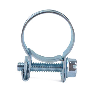 Hose <b>Clamps</b> Carbon Steel <b>Mini</b> Metal Pipe <b>Clamp</b> For Fuel Air Water Hose Repair Replacement 60 Pack - Product Image 2