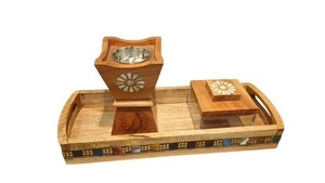Quemador de Incienso de Madera de Diseño Único, Quemador Decorativo para el Hogar, Oficina, Mezquita, Espiritual, Disponible a un Precio Razonable - Product Image 2
