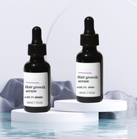 Sérum de croissance capillaire à la biotine 5% Formule à base de thé aux herbes Traitement anti-chute de cheveux Soin du cuir chevelu 60ml Marque privée OEM pour hommes et femmes