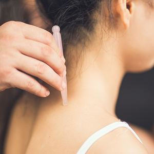 عرض ساخن: صندوق تغليف جوا شا للعناية بالجسم من ميشانغ، بعلامة تجارية خاصة، مضاد للانتفاخ ومكافح للشيخوخة، مصنوع من الكوارتز الوردي الطبيعي للنقاط الحيوية - Product Image 3