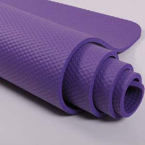 Tapis de Pilates polyvalent en NBR, anti-taches, résistant à la transpiration, pliable, 23%-26% caoutchouc à cellules fermées, 85% tapis de gym à domicile - Product Image 2