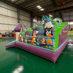 Castillo Hinchable Saltador Comercial para Niños para Exteriores con Tema <span class=keywords><strong>de</strong></span> Dibujos Animados <span class=keywords><strong>de</strong></span> <span class=keywords><strong>Bluey</strong></span>, Brincolín para Interiores, <span class=keywords><strong>Casa</strong></span> <span class=keywords><strong>de</strong></span> Rebote Inflable - Product Image 5