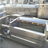 Machine à brosser industrielle laveuse de légumes et de fruits date manioc radis machine à laver machine à nettoyer les oignons