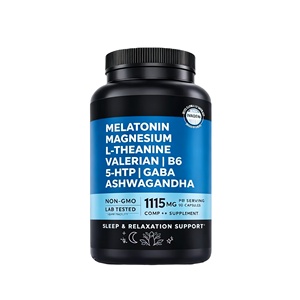 Capsules de soutien au sommeil à l'extrait de thé vert sous marque privée pour femmes, OEM, 90 unités, durée de conservation de 24 mois, dose de 2 capsules - Product Image 1