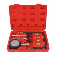 Kit de testeur de compression de cylindre et de manomètre de pression de carburant à essence multifonction CIHOO G324, outil de diagnostic automobile et moto