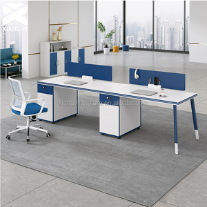 <span class=keywords><strong>Arreglo</strong></span> Modular de Mesa de Oficina para 6 Personas con Escritorio Modular y Divisiones de Oficina, Estación de Trabajo Moderna - Product Image 2