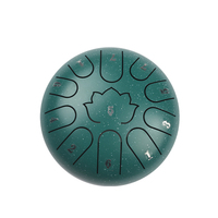 6 Inch 11 Tone Zen Style Instrument Steel Tongue Drum Percussion Instrument Empty Spirit Drum