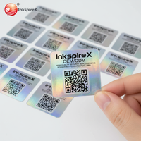Autocollant de code QR avec logo personnalisé Autocollants personnalisés Étiquette d'authentification/Étiquette d'authenticité Sceau inviolable